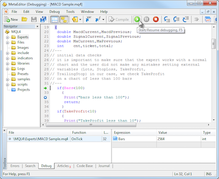 MQL language
