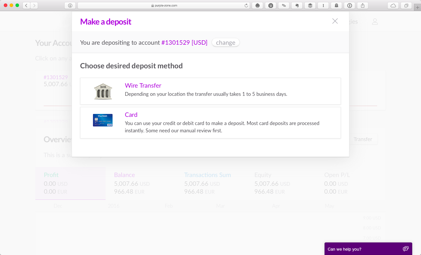 Fast automatic deposits